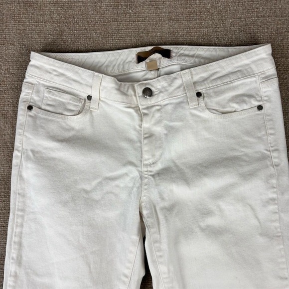 Paige Roxie Women's Capri White Skinny Jeans Size 29 - Picture 3 of 8